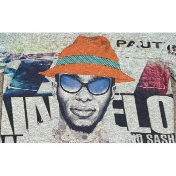 Just Cavalli Rare Mos Def Yasiin Bey‎ 100% Wool Long Sleeve Sweater Size Medium